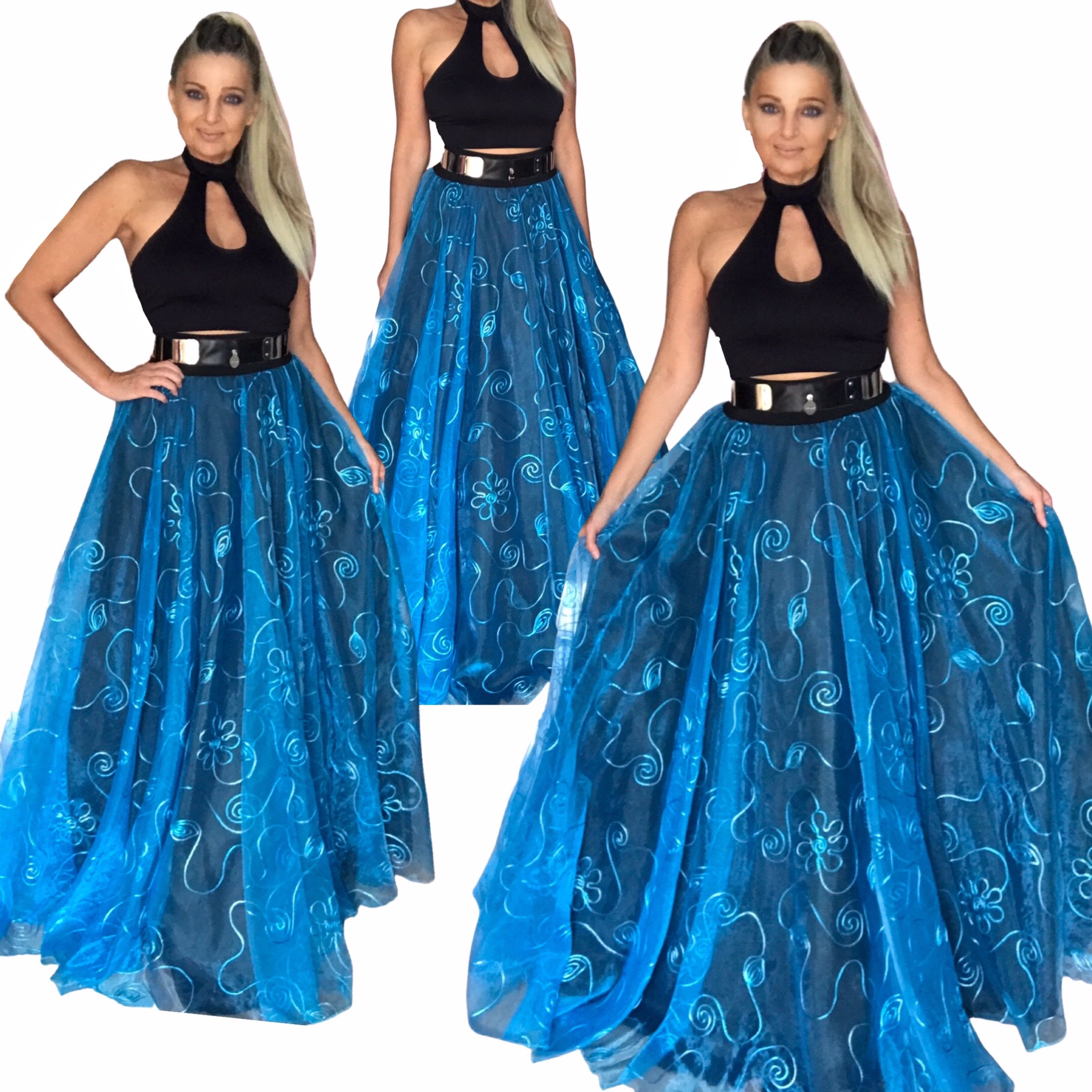 Dlouhá společenská sukně BOROS SK-L-ORG 03